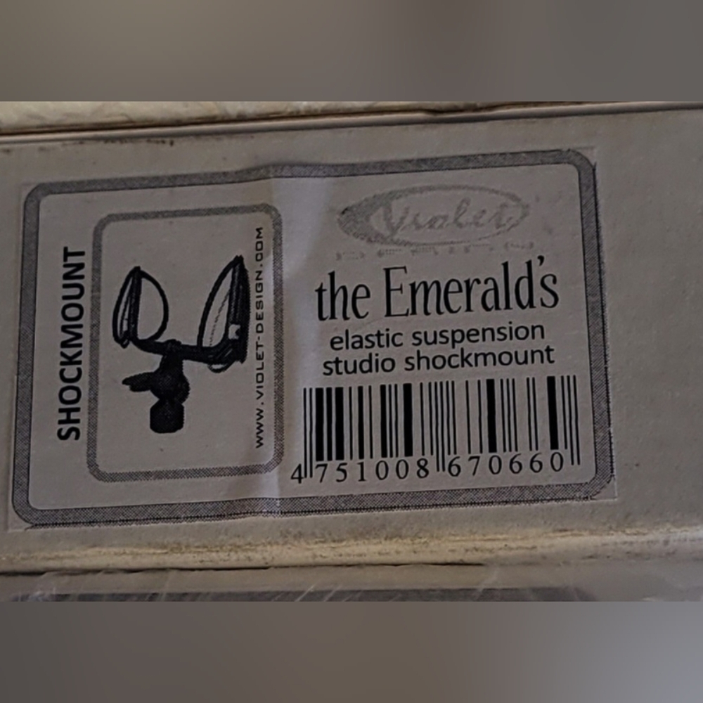 The Emeralds elastic suspension studio shockmount